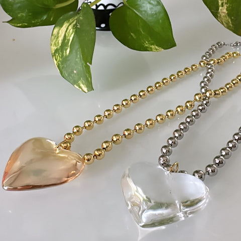 Cristal Heart Necklace